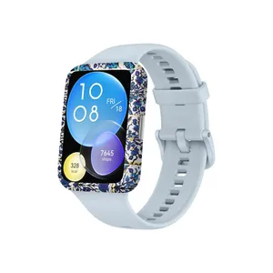 برچسب ماهوت طرح Traditional_Tile مناسب برای ساعت هوشمند هوآوی Watch Fit 2