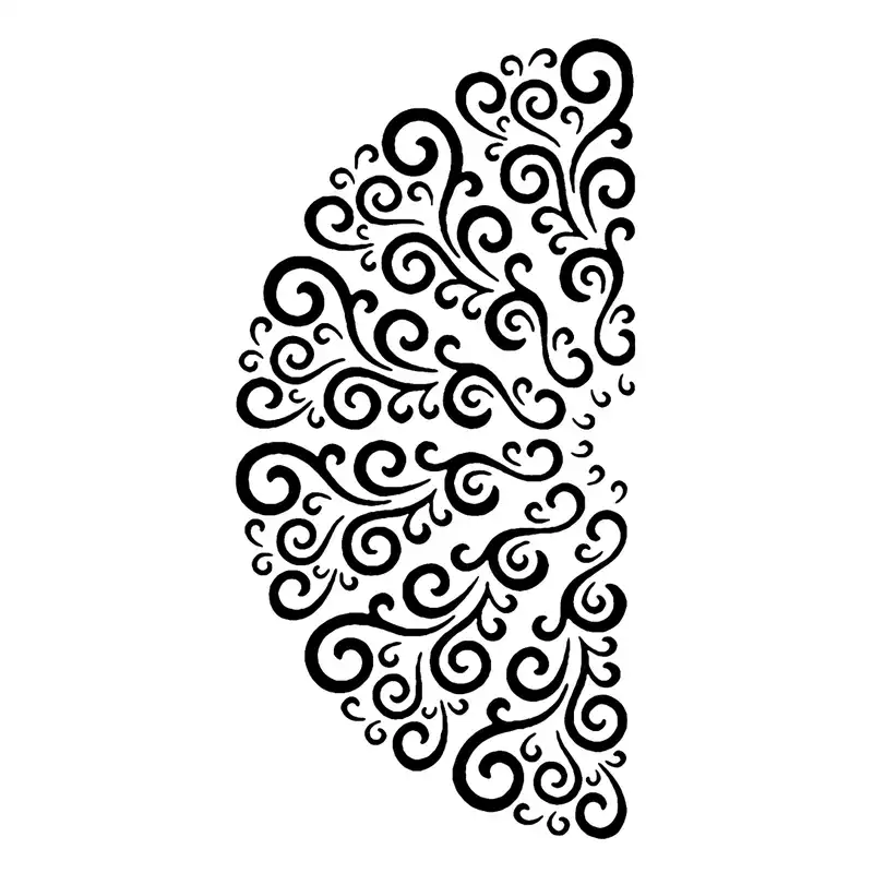 شابلون باتیس آرت طرح تذهیب کد 50-554