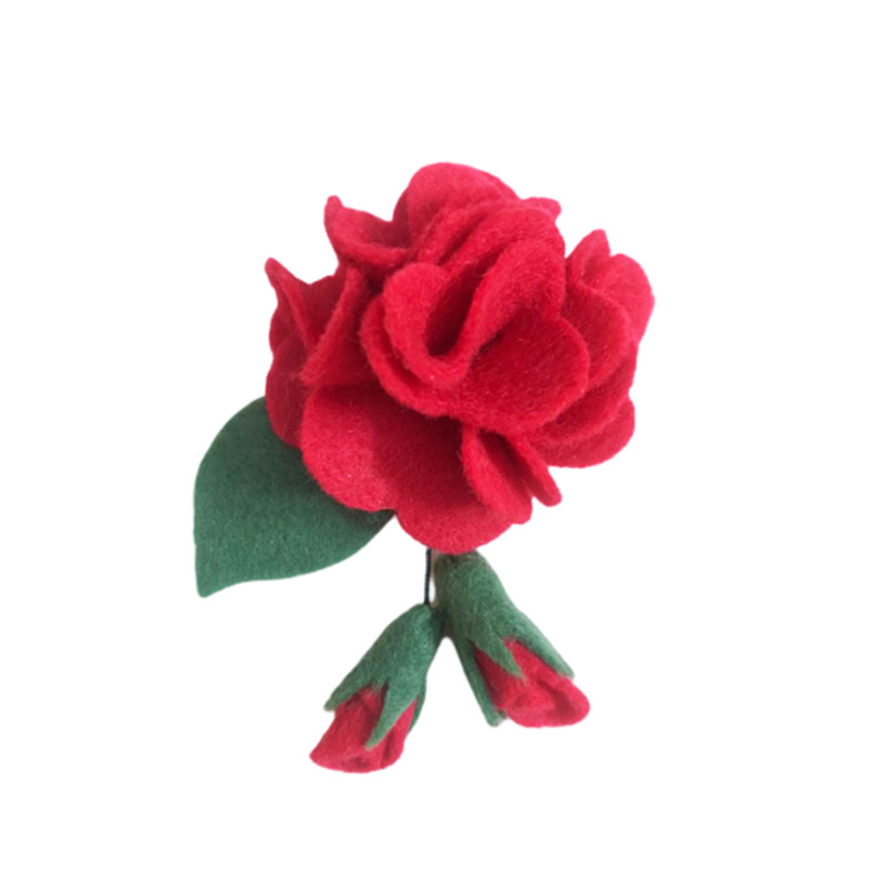 گل سینه زنانه مدل گل رز