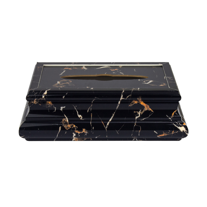 ست سطل و جای دستمال کاغذی طرح سنگ کد 30301