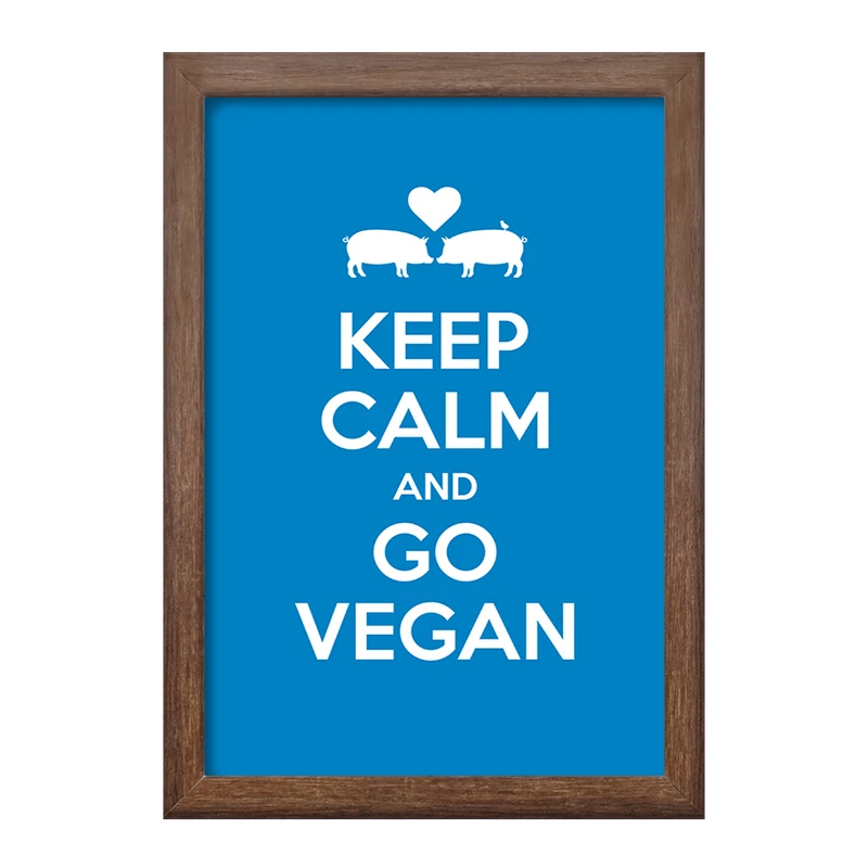 تابلو خندالو طرح وگن Vegan کد 31120