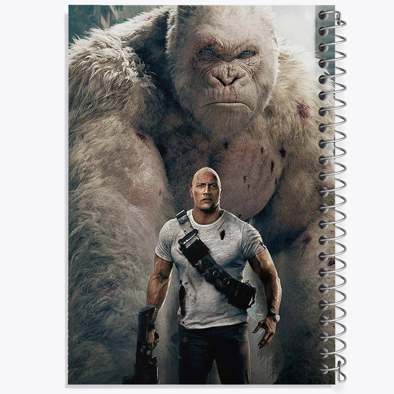 دفتر مشق 50 برگ خندالو طرح رمپیج (Rampage) کد F2186