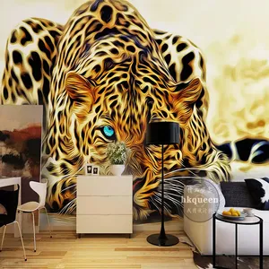 پوستر دیواری سه بعدی مدل پلنگ DVRF1270