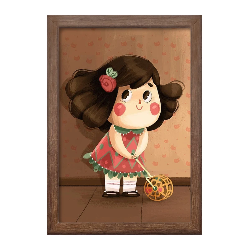 تابلو خندالو طرح دخترانه فانتزی کد 25707