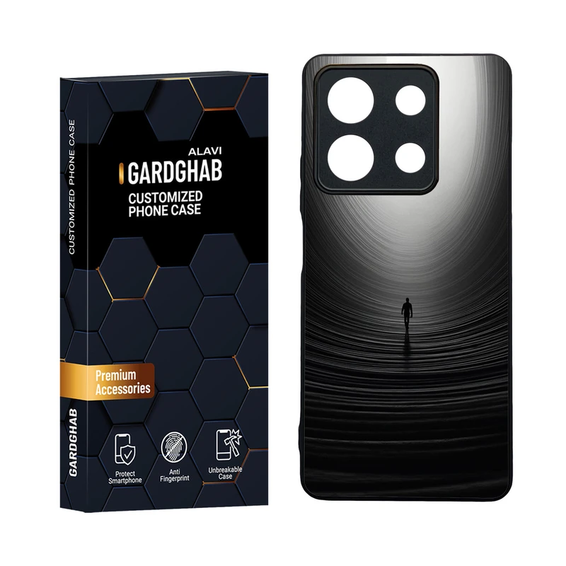 کاور گارد قاب مدل دورژله ای پشت گلس پسرانه مناسب برای گوشی موبایل شیائومی Redmi Note 13 5G