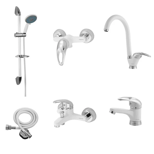 ست شیرآلات فاخته مدل اورانوس پلاس SK مجموعه 6 عددی