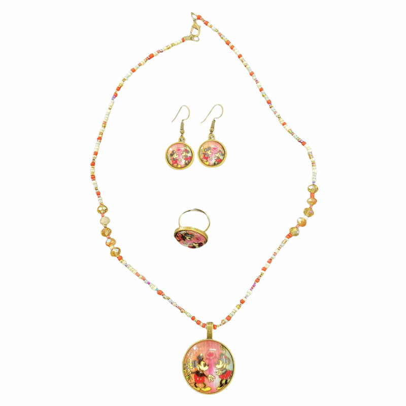 نیم ست دخترانه مدل میکی‌موس