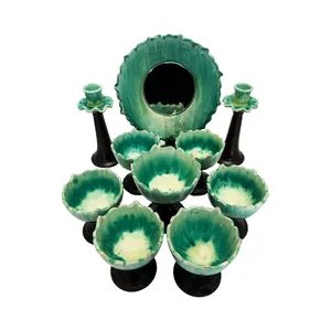 مجموعه ظروف هفت سین 10 پارچه مدل اشکی