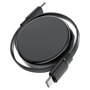 کابل جمع شونده USB-C ایس فست مدل C13-03 60 W طول 0.8 متر