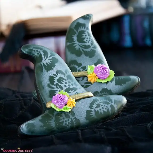 ابزار تزیین کیک به گز مدل استنسیل کوکی طرح گل