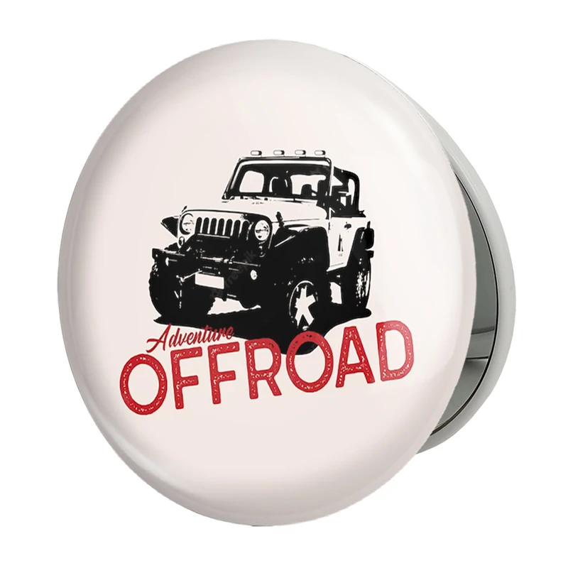 آینه جیبی خندالو طرح آفرود Off Road مدل تاشو کد 26297 
