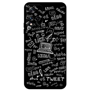 Megafone Social Media 1898 Cover For Xiaomi Redmi Note 11 Pro Plus 5G