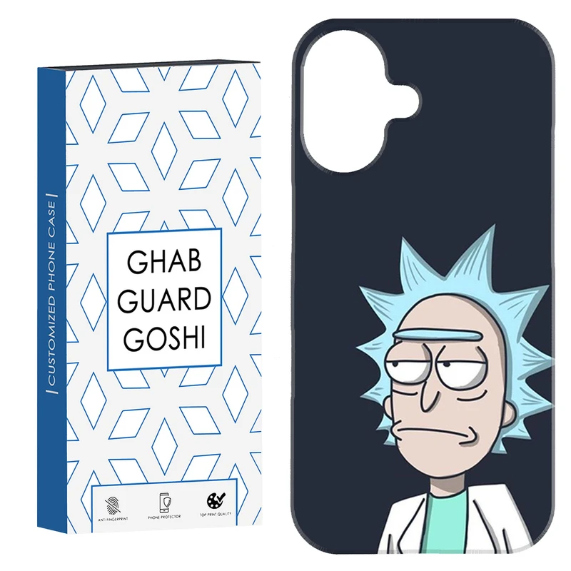 کاور قاب گارد گوشی طرح ریک و مورتی کد Dimo-584 مناسب برای گوشی اپل Iphone 16     