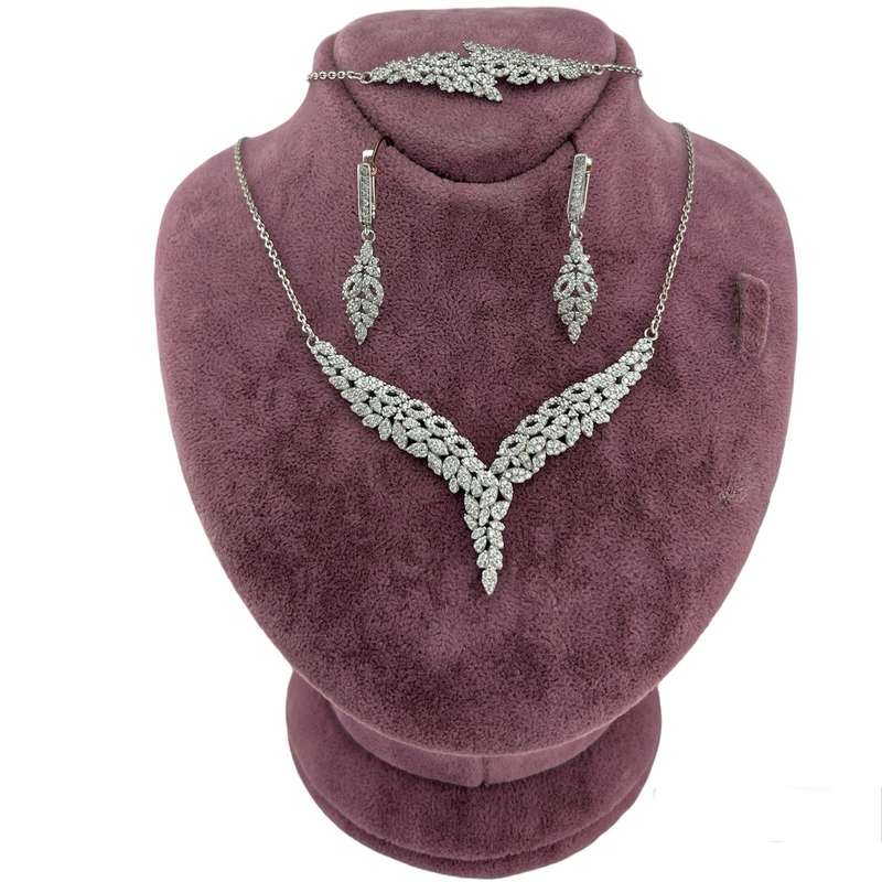 نیم ست نقره زنانه مدل ونوس نیم ست نقره زنانه مدل ونوس