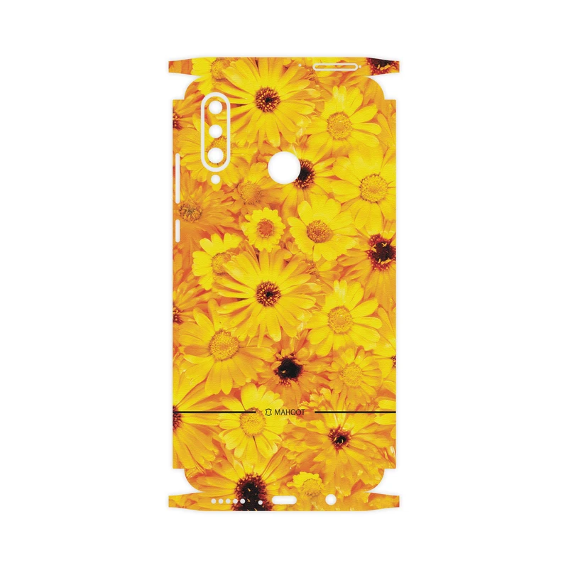 برچسب پوششی ماهوت مدل Full skin-Yellow-Flower مناسب برای گوشی موبایل هوآوی P30 Lite