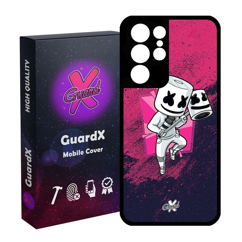 کاور گارد ایکس طرح Fortnite مدل Glass10031 مناسب برای گوشی موبایل سامسونگ Galaxy S21 Ultra