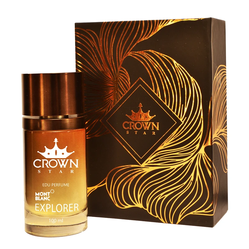 اکستریت دی پرفیوم مردانه کراون استار مدل مون بلان اکسپلورر کد VIP با رایحه معتدل حجم 100 میلی لیتر