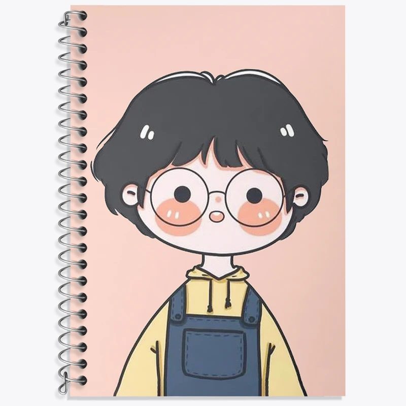 دفتر لغت 50 برگ خندالو طرح دخترانه کیوت کد N2178