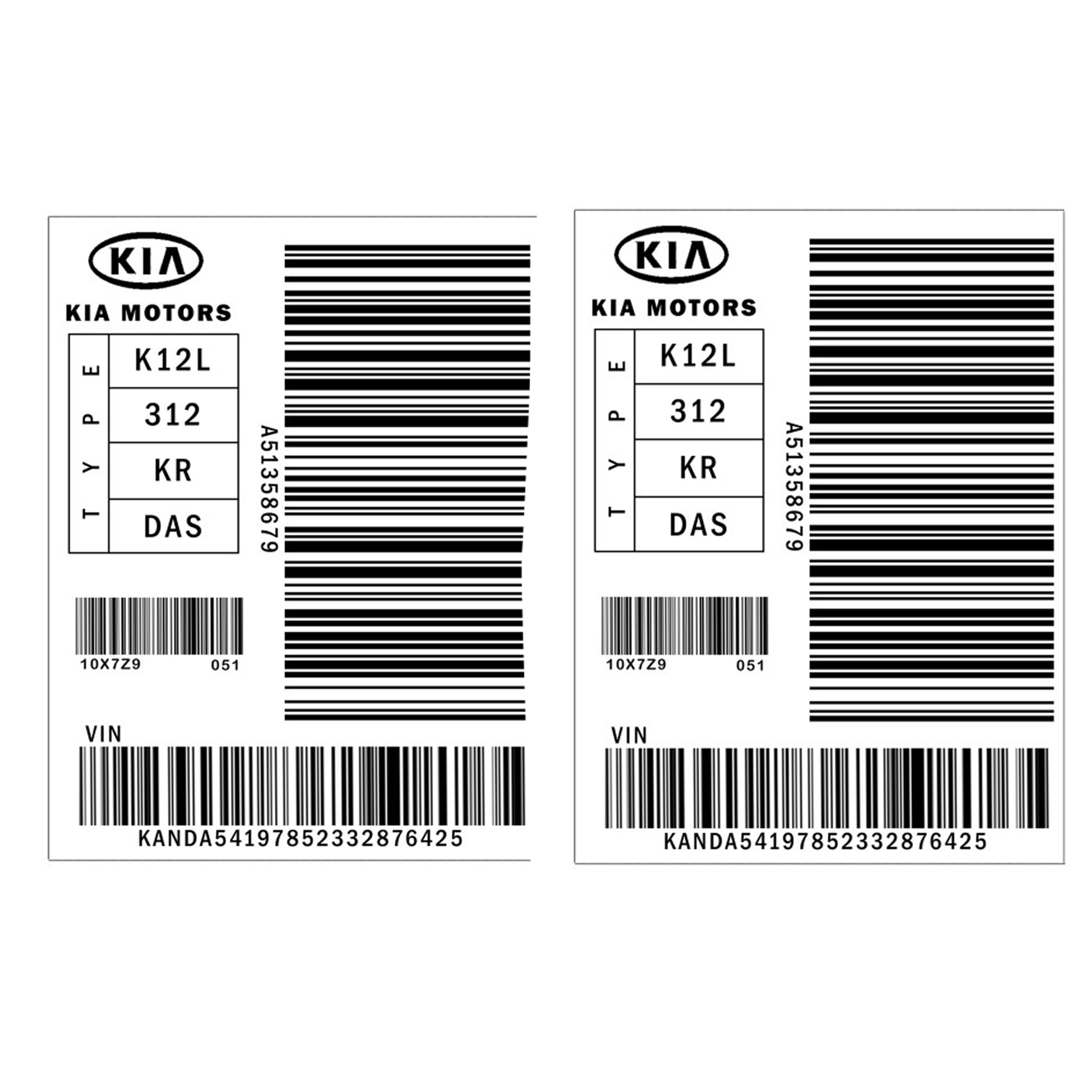 برچسب بدنه خودرو طرح  k1 بسته دو عددی مناسب برای پراید