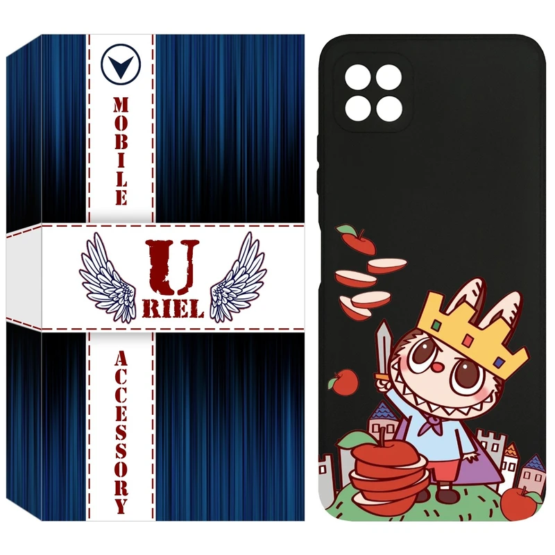 کاور یوریل مدل KSH کد 115 طرح عروسک لبوبو مناسب برای گوشی موبایل سامسونگ Galaxy A22 5G