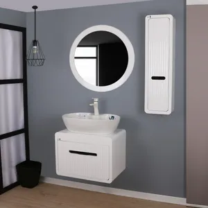 ست کابینت و روشویی دلفین مدل 9075 به همراه آینه و باکس
