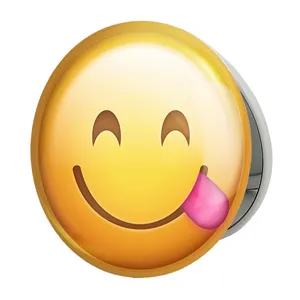 آینه جیبی خندالو طرح ایموجی مدل تاشو کد 24675 