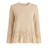 پلیور یقه گرد زنانه مدل ملکه کد ۹۰