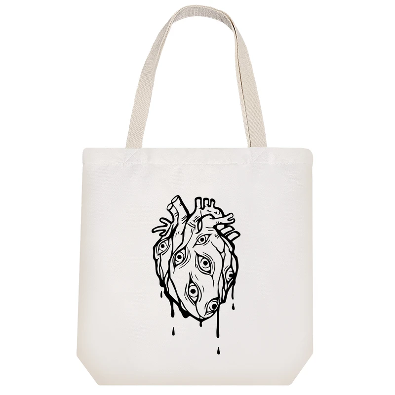 ساک خرید خندالو مدل قلب و چشم کد 8173