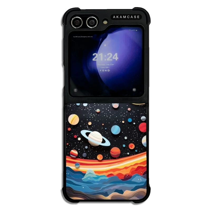 کاور آکام مدل AMC-WSGZFLIP5-ASTRONOMY-17 مناسب برای گوشی موبایل سامسونگ Galaxy Z Flip 5