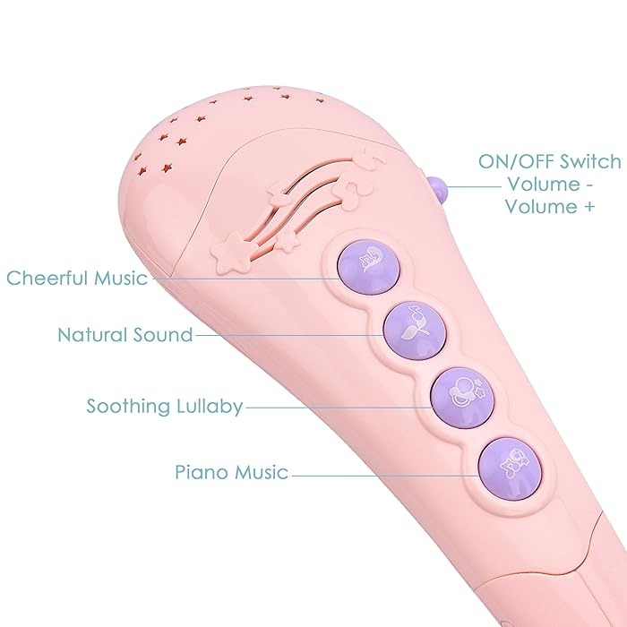 آویز تخت کودک مدل رقص نور