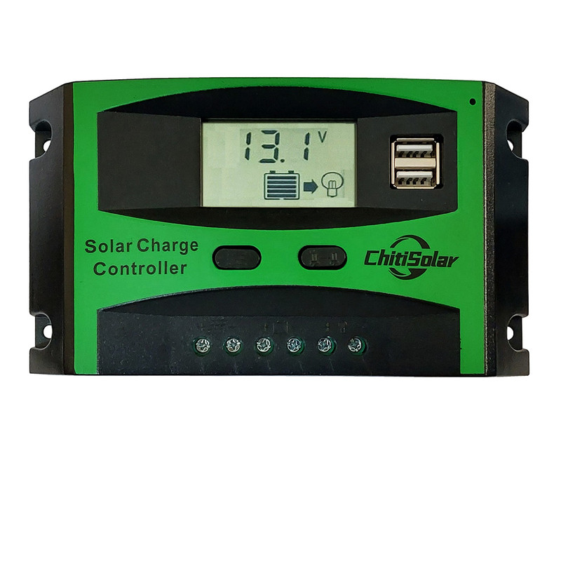کنترل کننده دیجیتال شارژ خورشیدی چیتی سولار مدل PWM-ADJ20