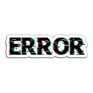 استیکر پارچه و لباس پاد آفرین مدل ERROR کد 163