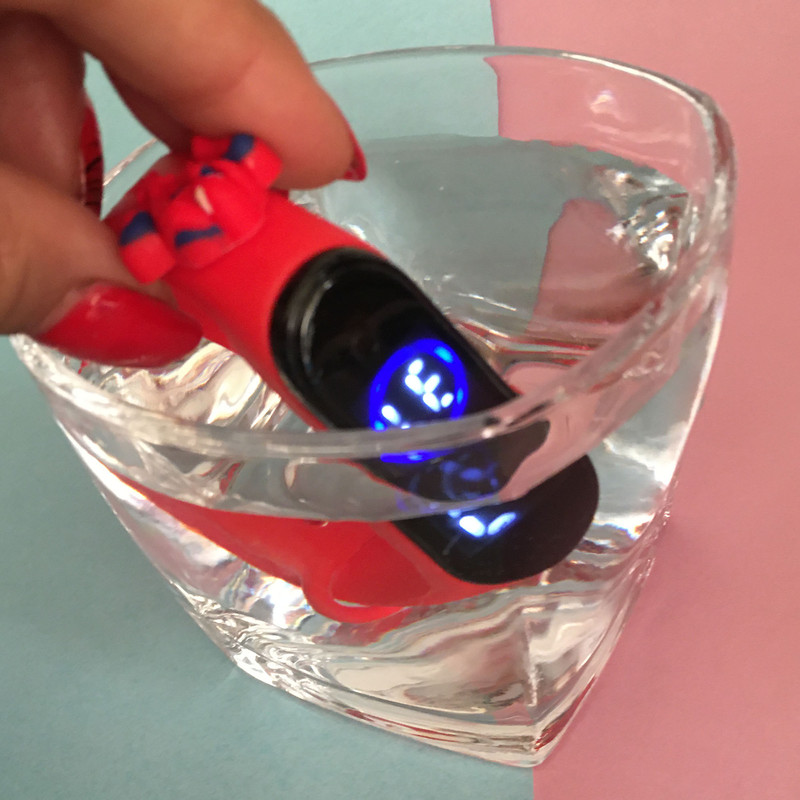 ساعت مچی دیجیتال بچگانه مدل ضد آب لمسی طرح مرد عنکبوتی آرتیست کد W S S 99