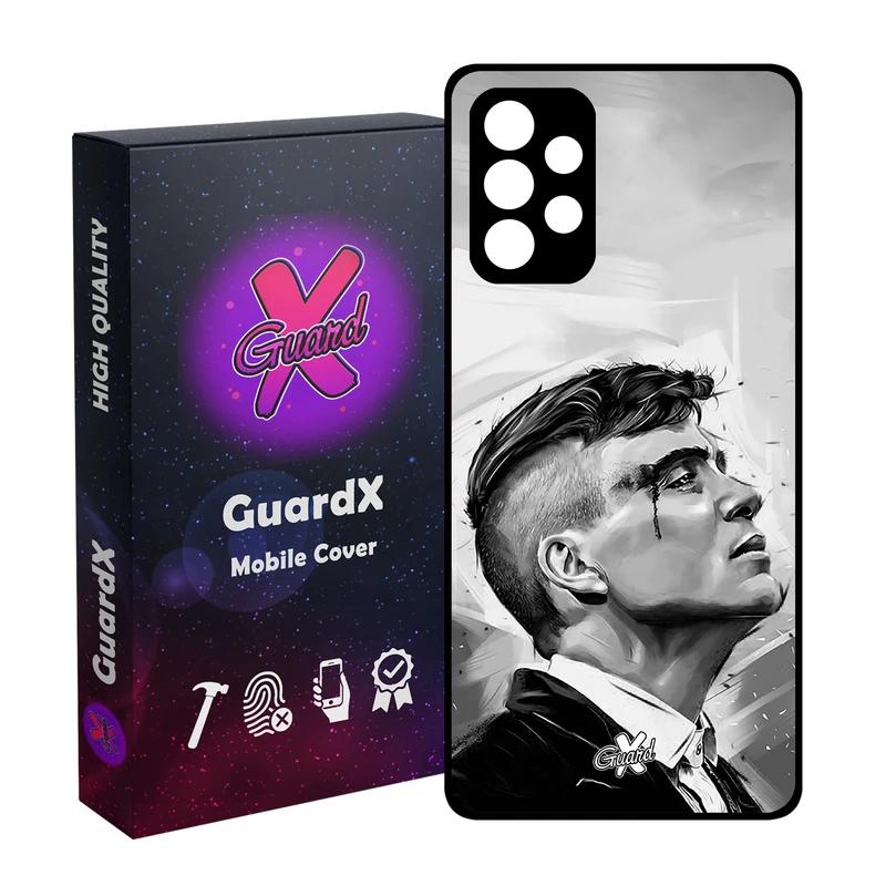 کاور گارد ایکس طرح Peaky Blinders مدل Glass10132 مناسب برای گوشی موبایل سامسونگ Galaxy A32 4G