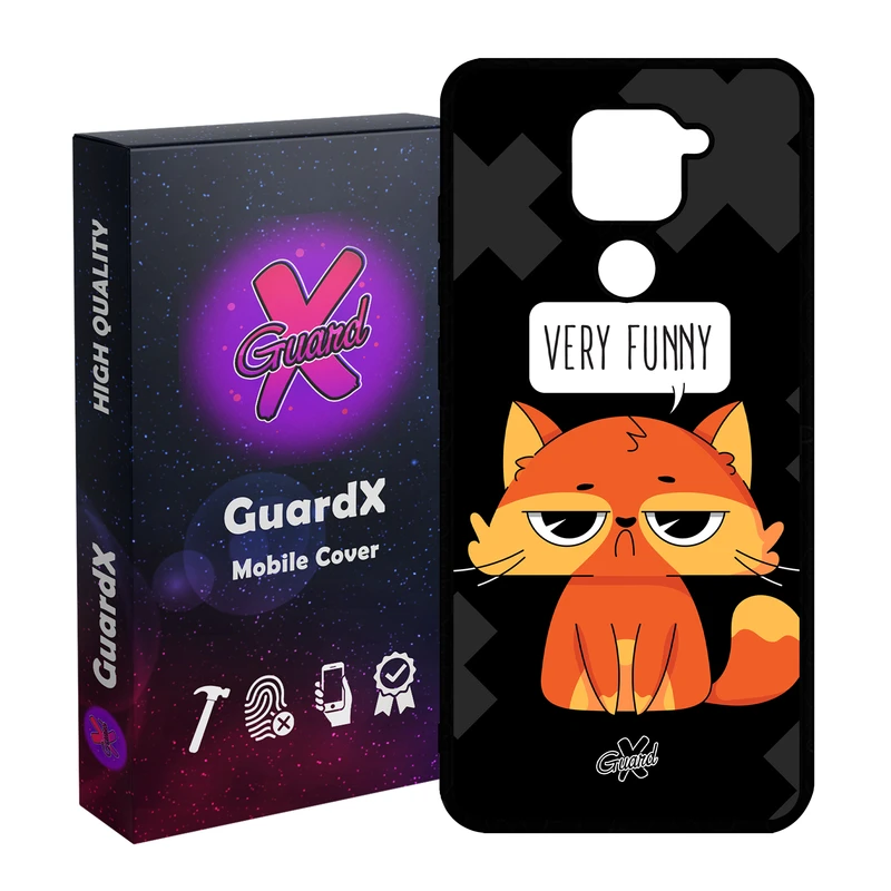 کاور گارد ایکس طرح Funny مدل Glass10161 مناسب برای گوشی موبایل شیائومی Redmi Note 9