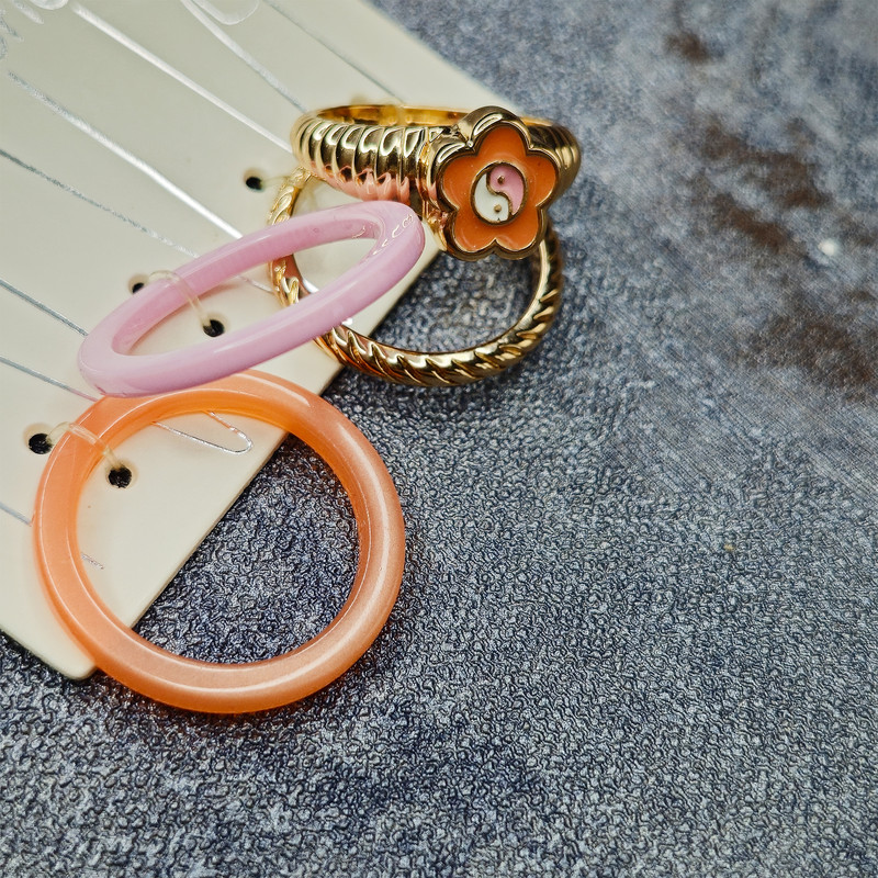 انگشتر زنانه مدل ACC0123 مجموعه 4 عددی