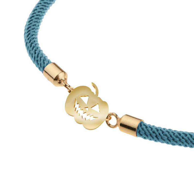 دستبند طلا 18 عیار زنانه مدوپد مدل کدو تنبل کد D25-10157