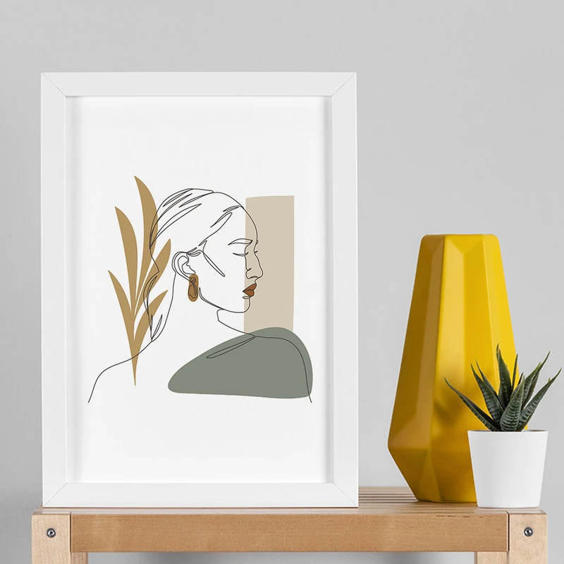 تابلو صبا طرح مدل دکوراتیو دخترانه کد 2706w