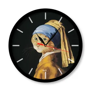 ساعت دیواری راویتا مدل گربه ها کد 3311