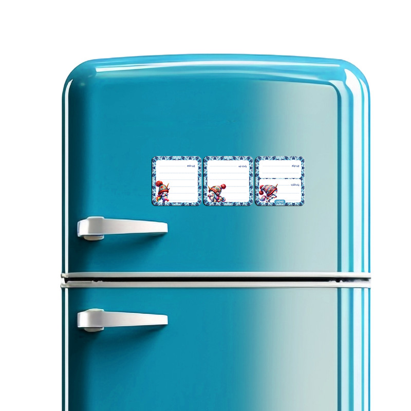 تخته وایت برد لاژید مدل برنامه ریزی سایز 9X9 سانتی متر مجموعه 3 عددی