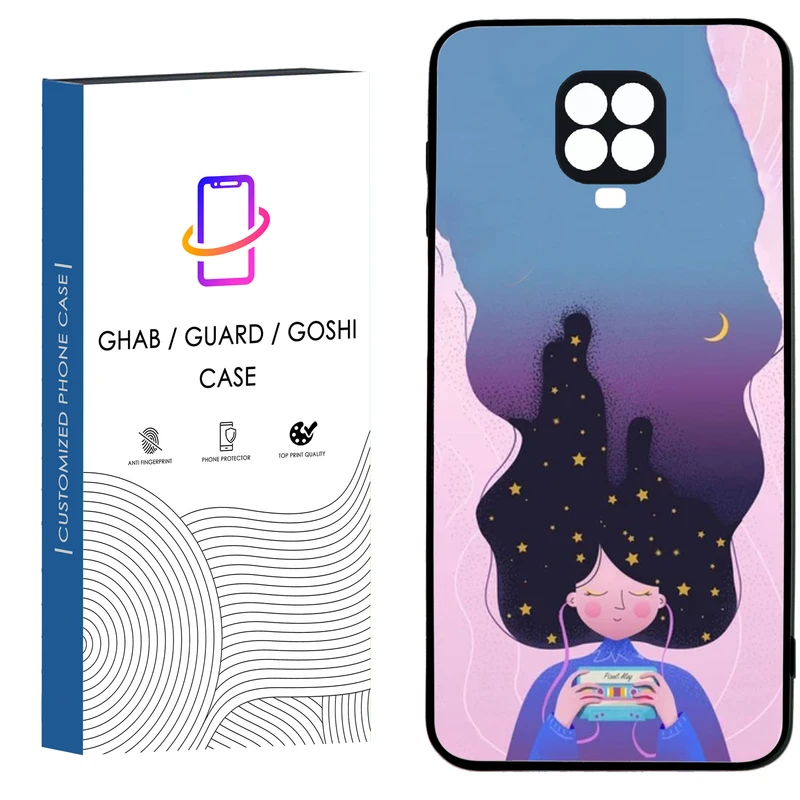 کاور قاب گارد گوشی طرح دخترانه کد 11 - TPU مناسب برای گوشی موبایل شیائومی Redmi Note 9s / Note 9 pro