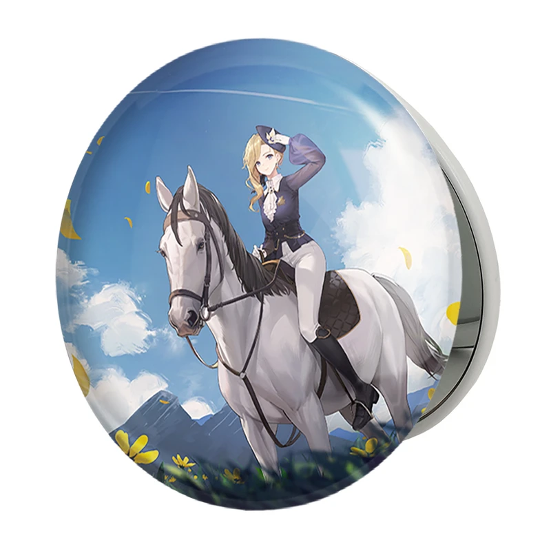 آینه جیبی خندالو طرح بازی آزور لین (Azur Lane) مدل تاشو کد 34245