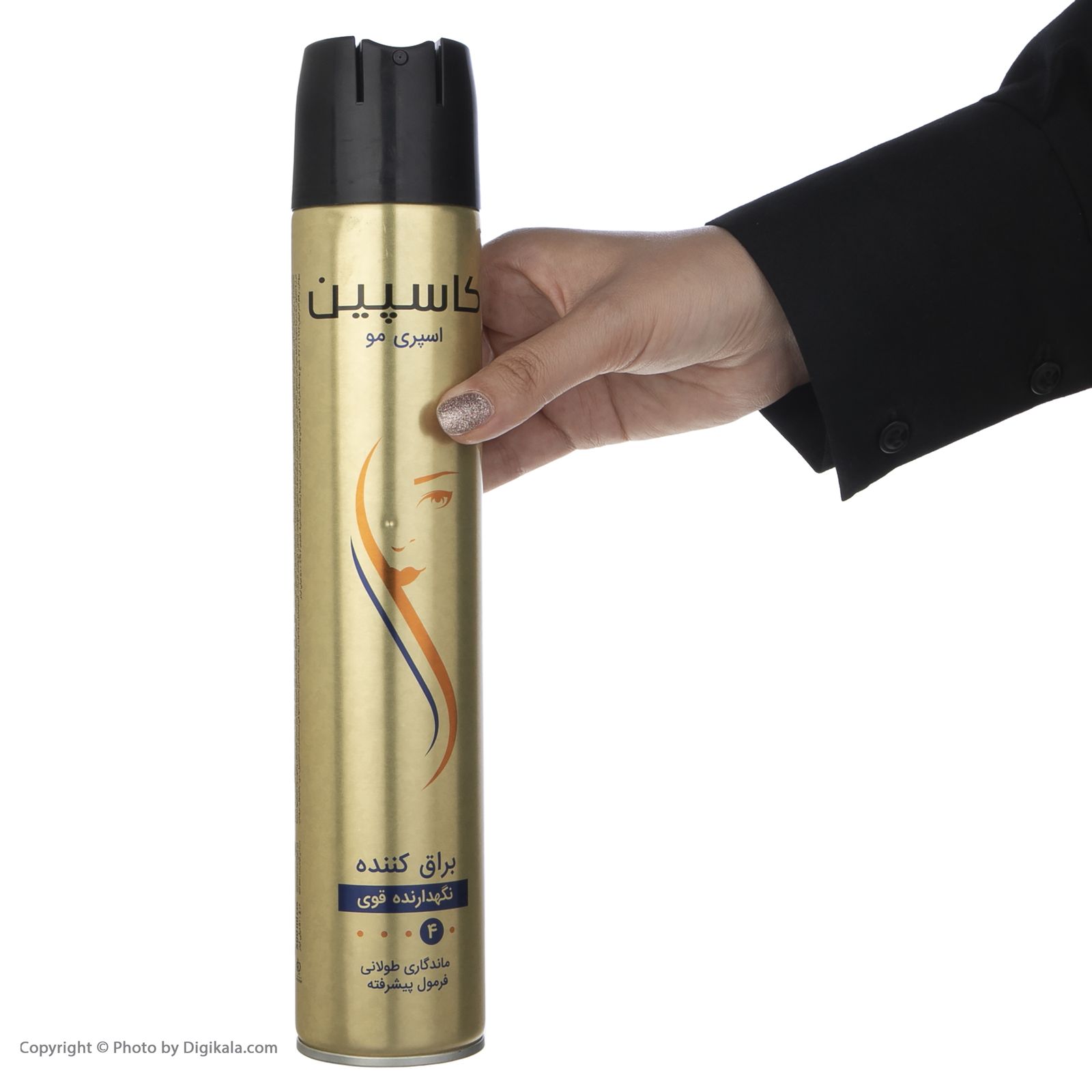 اسپری مو کاسپین مدل Hair Spray Gloss 02 حجم 500 میلی لیتر -  - 5