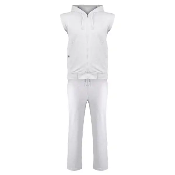 ست سویشرت و شلوار ورزشی مردانه ساروک مدل A رنگ طوسی روشن