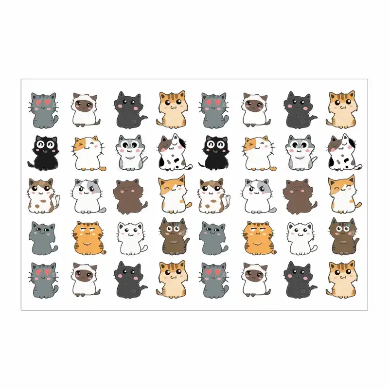 برچسب لنز ناخن مدل L2053