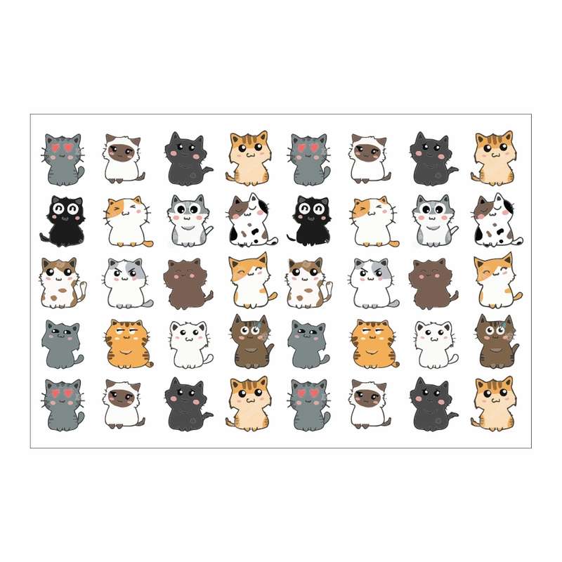 برچسب لنز ناخن مدل L2053