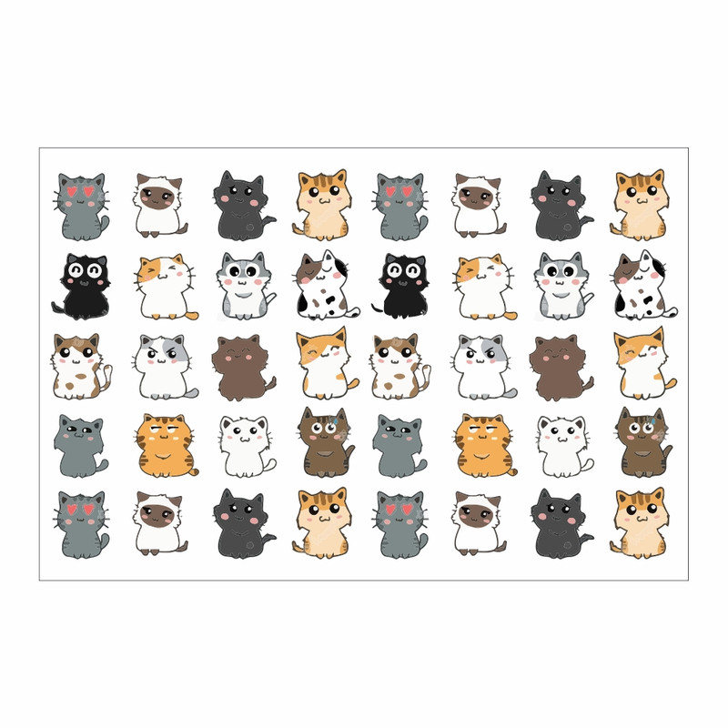 برچسب لنز ناخن مدل L2053