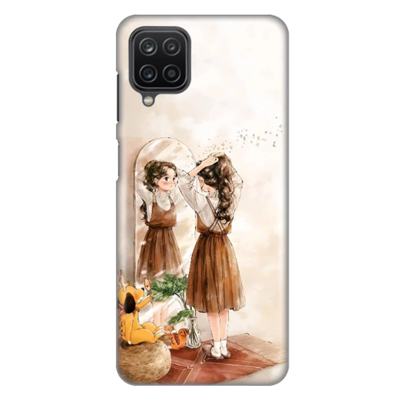 کاور طرح دختر و آینه کد DIMO-019 مناسب برای گوشی موبایل سامسونگ Galaxy F62  / Galaxy M62