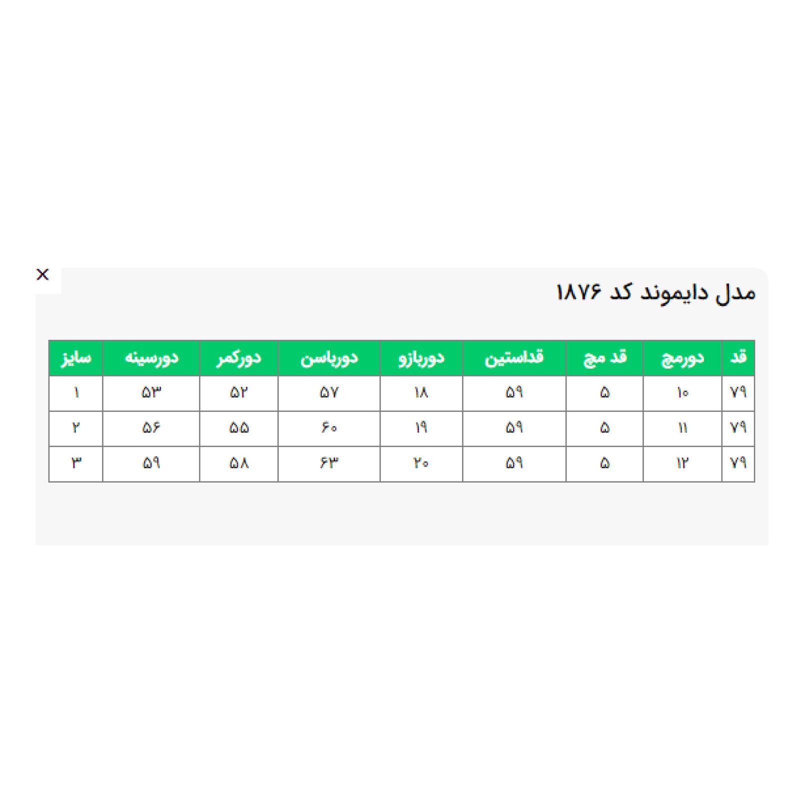 مانتو زنانه السانا مدل دایموند کد 187678 -  - 7