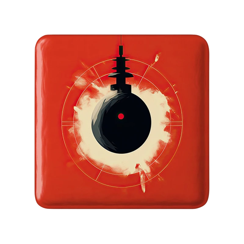 پیکسل خندالو طرح اوپنهایمر Oppenheimer مدل مربعی کد 31013